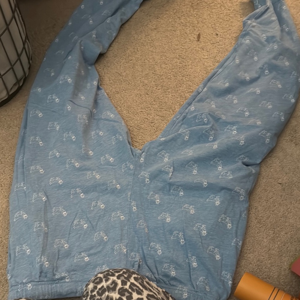 Blue Women's Sleepwear Pajama Pants